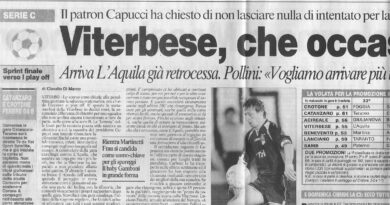 “BELLE PAGINE INGIALLITE”. 2004, LA  VOLATA FINALE DELLA VITERBESE VERSO LA  FINALE PLAYOFF PER LA SERIE B